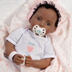 Paradise Galleries Realistic Newborn Doll - Forever Yours Beloved, 7-Piece Reborn Doll Gift Set with Magnetic Pacifier - 1 of 4
