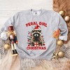 Simply Sage Market Women's Graphic Sweatshirt Feral Girl Christmas - 3 of 4