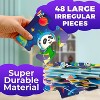 QUOKKA 2x3 ft Giant Puzzle for Toddlers - 48 Pieces Kids Jumbo Floor Puzzles - 3 of 4