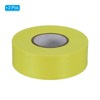 Unique Bargains PVC Non-Adhesive Flagging Tapes for Trail Outdoor 2 Pcs Yellow 1-1/5" x 147 ft - 3 of 4