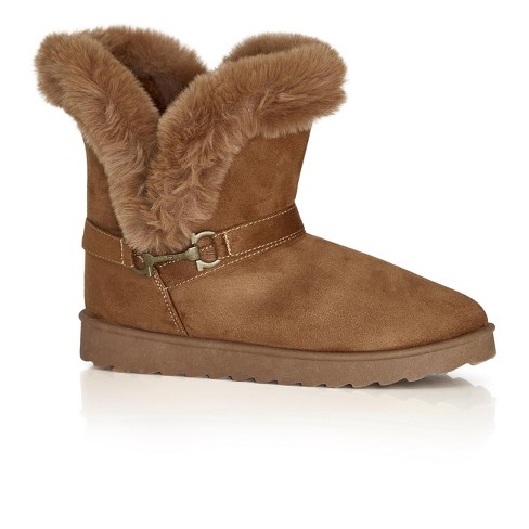 Wide fit on sale ugg style boots