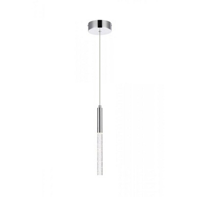 Elegant Lighting Ruelle 1 light Chrome Pendant