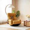 GlasFlength 360 degree rotatable sofa chair, Adjustable head and waist, Lounge Chair in the living room, Leisure Chair, Yellow, 31.1"*43.3"*34.65 - 4 of 4