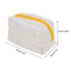 Unique Bargains 1 Pc Floral Style Drawstring Makeup Bag for Vacation Fabric - 2 of 4