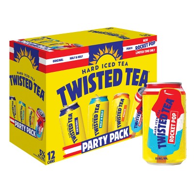 Twisted Tea Hard Iced Tea Party Pack - 12pk/12 Fl Oz Cans : Target