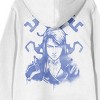 League Of Legends Arcane Caitlyn Adult White Long Sleeve Hooded Sweatshirt - 4 of 4