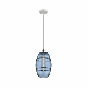 Vaz - 1 Light Stem Hung Mini Pendant In Industrial Style-9.88 Inches Tall and 8 Inches Wide - 1 of 1