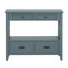 Okak Sideboard Cabinet, Bufft Cabinet with 4 Drawers and 1 Open Shelf, Storage Cabinet for Living Room, Dining Room, Kitchen, Blue - 4 of 4