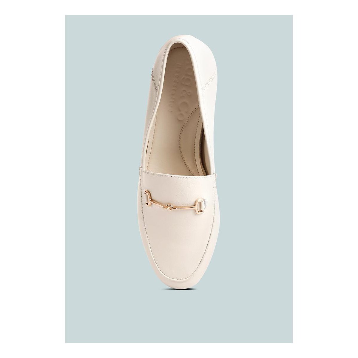 Женские туфли Rag & Co Womens Dareth Horsebit Flat Heel Loafers 9 — фото 6