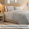 Color Sense 100% Cotton Percale Cool & Crisp Sheet Set - 2 of 4