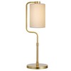 Hudson and Canal 24" Tall Table Lamp with Fabric Shade - 3 of 4