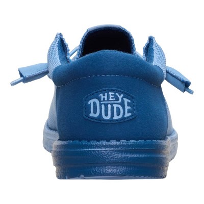 HEYDUDE Mens Wally Funk Mesh Split , Faded Denim/Ensign Blue, 11 — фото 6