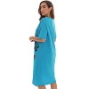 Just Love Short Sleeve Nightgown Sleep Dress for Women Sleepwear - 2 of 3