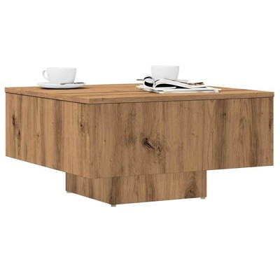 vidaXL Coffee Table Artisan Oak Engineered Wood Regular Coffee Table