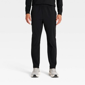 Men's Stretch Woven Pants - All In Motion™ Black S : Target