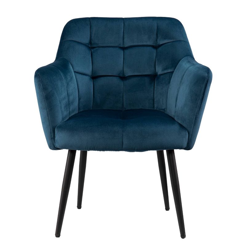 Bartwin Upholstered Accent Chair Blue/Black - Aiden Lane, 4 of 9