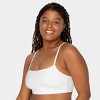 Fruit of the Loom Women's Spaghetti Strap Cotton Sports Bra 4-Pack - 3 of 4