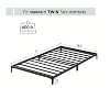 Low Profile Metal Bed Frame, Platform Base, Heavy Duty Mattress Foundation, No Box Spring Needed, High Weight Capacity, Easy Assembly - 3 of 4