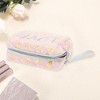 Unique Bargains Women's Portable Leopard Sequin LOVE Makeup Bag 1 Pc - 3 of 3