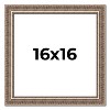 PosterPalooza | Square Ornate Gold Picture Frame - UV Acrylic, Foam Board Backing, Hanging Hardware - 2 of 4