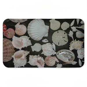 Stupell Industries Summer Shells Display Printed Anti-Fatigue Floor Mat, design by Amy Carroll, 30"x18" - 1 of 4