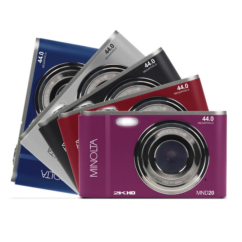 Minolta® MND20 16x Digital Zoom 44 MP/2.7K Quad HD Digital Camera, 2 of 7