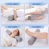 Aghana Digitals 2-in-1 Detachable Memory Foam Neck Pillow with Adjustable Height, Cooling - 2 of 4