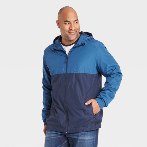 Men's Big & Tall Lightweight Rain Jacket - Goodfellow & Co™ Galaxy