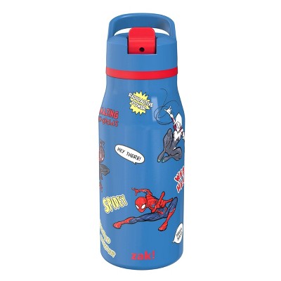Zak Designs 14oz Spider-Man Tranquility Sip Water Bottle
