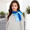 Anna-Kaci Women's Lightweight Gradient Chiffon Scarves with Flowing Ruffled Edges in Vibrant Multi-Color Designs - 4 of 4