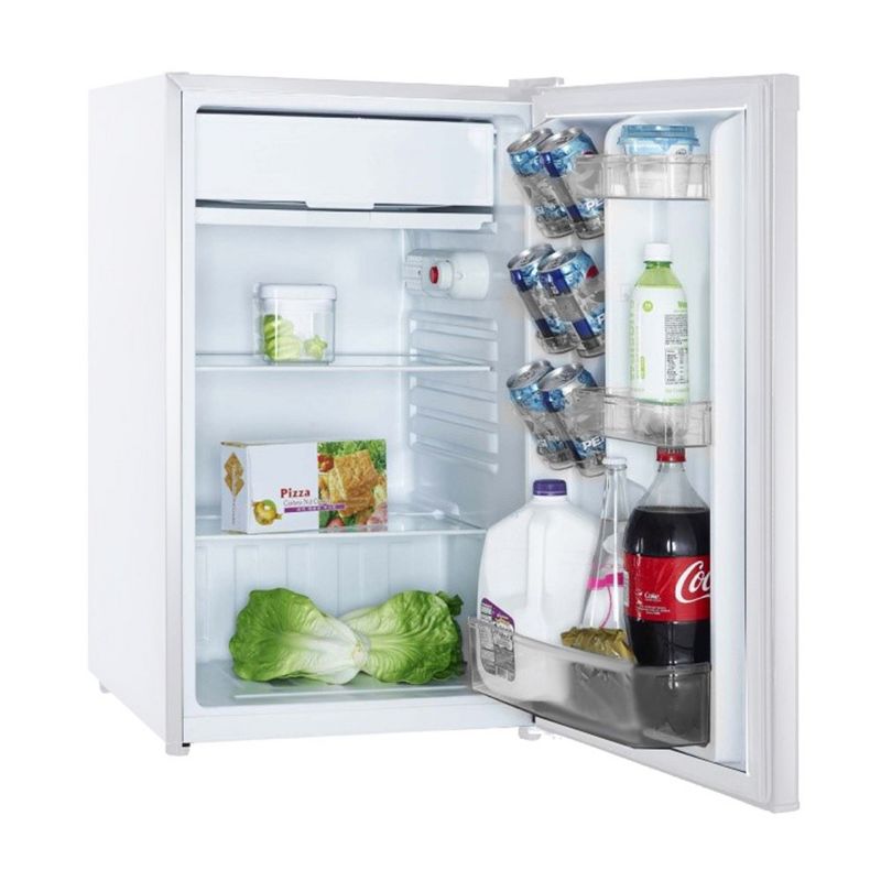 Impecca 4.4 Cu. Ft.  Single Door Mini Refrigerator with Full-width Soft Freezer - White, 2 of 3