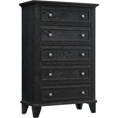 Whizmax 5 Drawers Dresser for Bedroom, White Chest of Drawers Tall Wood Dresser with Large Storage Organizer for Living Room, Closets, Hallway