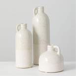 Sullivans Set of 3 Bottle Vases 10"H, 7.5"H & 4"H