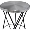 Meridian Furniture,Mercury Black Iron Bar Stool - 3 of 4