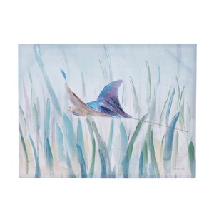 Beachcombers Eagle Ray Wall Art 23.62 x 31.5 x 1.18 Inches. - 1 of 4
