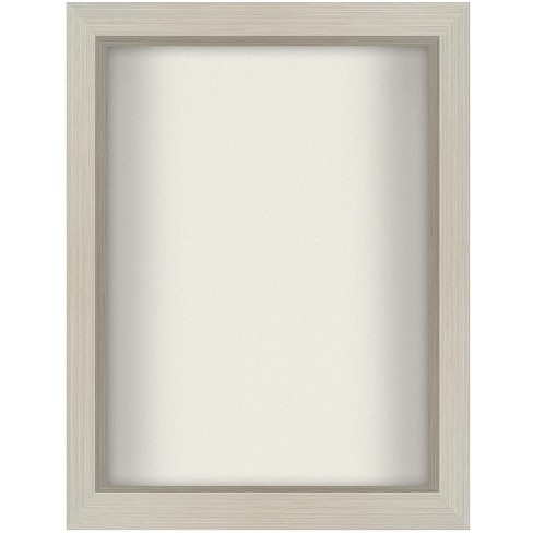 Americanflat 8.5x11 Shadow Box Frame In Light Wood With Soft Linen Back ...