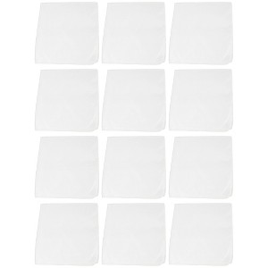 12 Pack Cotton Bandanas in Plain Colors for Crafts, Costumes, Workwear - 1 of 4