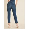 VENUS Womens Lace Print Straight Jeans - 3 of 4