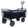 CAVINAS Folding Wagon Cart, Heavy Duty Utility Garden Cart with Wheels, Outdoor Wagon for Camping, Shopping - 4 of 4