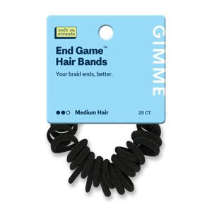Gimme Beauty End Game Braid Hair Bands for Medium Hair - Black