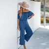 Women's Chic Off-Shoulder Jumpsuit for Effortless Style - Cupshe - 4 of 4