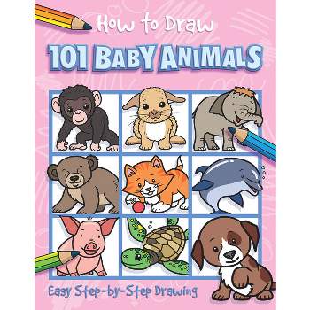 How to Draw 101 Baby Animals - by  Nat Lambert & Imagine That (Paperback)