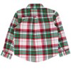 RuggedButts Boys Long Sleeve Button Down Shirt - Dashing Dreams Plaid, 7 - 2 of 2