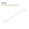 Unique Bargains Carbon Steel Indoor Outdoor S-shaped Hooks and Hangers 6 Pcs - 3 of 4