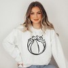 Simply Sage Market Women's Graphic Sweatshirt Game Day Basketball - 2 of 3
