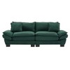 NicBex Modern Corduroy Sofa Bed,23" Deep Seat Loveseat with Support Pillows for Bedroom,Living Room - 4 of 4