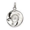 Black Bow Jewelry Sterling Silver Cubic Zirconia and Red Enamel Hat Charm - 3 of 4