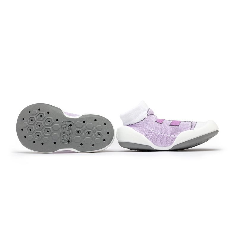 Komuello Toddler First Walk Sock Shoes - Walker Violet, 3 of 13