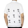 LA LEELA Men's Hawaiian Shirt Fashion Button Down Short Sleeves Holidays Aloha Party Casual Tops Summer Beaches Shirts for Mens - 2 of 3