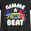 Girls' - Trolls - Gimme A Beat Branch and Poppy Fitted Short Sleeve Graphic T-Shirt - 2 of 4